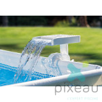 CASCADE INTEX PISCINE HORS SOL LED MULTICOLORE
